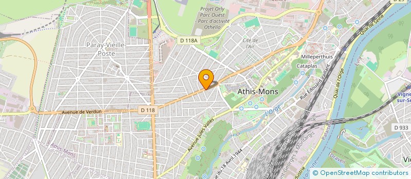localisation de l'entreprise 879 622 389 à ATHIS-MONS