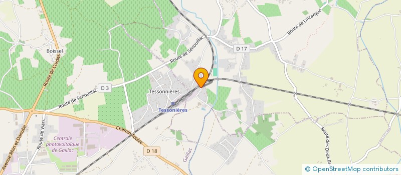 localisation de l'entreprise 879 643 435   LABASTIDE-DE-LEVIS