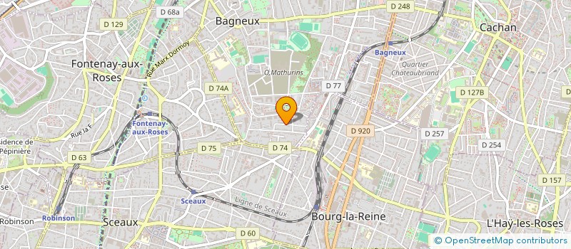 localisation de l'entreprise 879 670 438 à ANTONY
