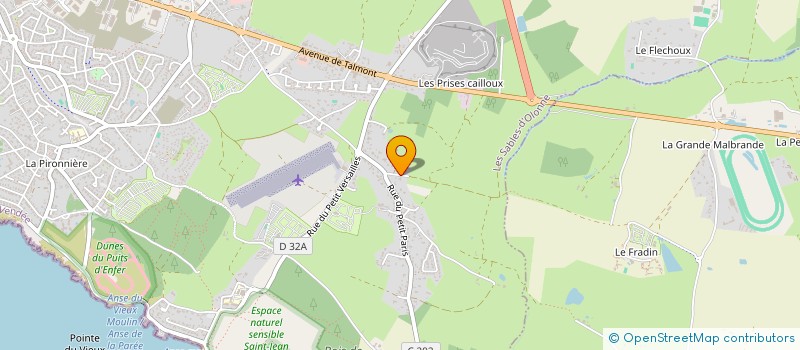 localisation de l'entreprise 879 683 332  à LES SABLES D'OLONNE