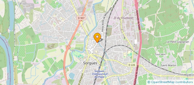 localisation de l'entreprise 879 684 116 à SORGUES