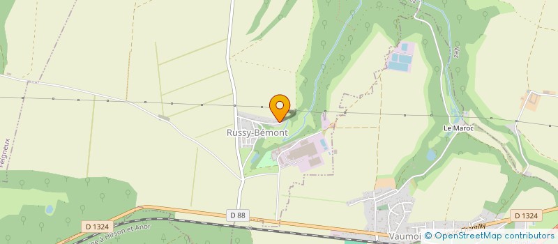 localisation de l'entreprise 879 687 796   RUSSY-BEMONT