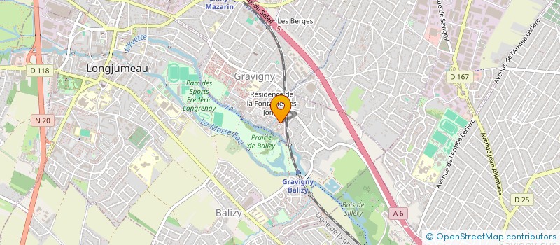 localisation de l'entreprise 879 704 609 à LONGJUMEAU