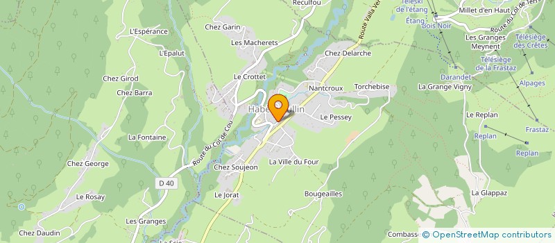 localisation de l'entreprise 879 706 539   LES BOUCHOUX