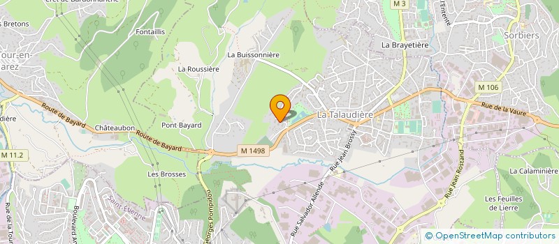 localisation de l'entreprise 879 716 074   LA TALAUDIERE