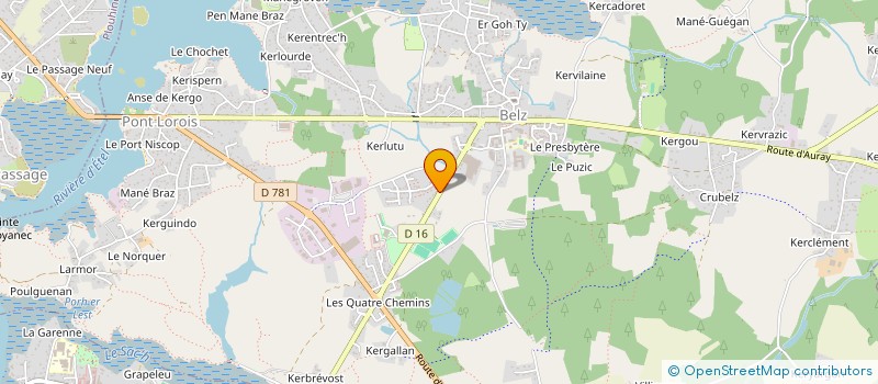 localisation de l'entreprise 879 733 293   BELZ