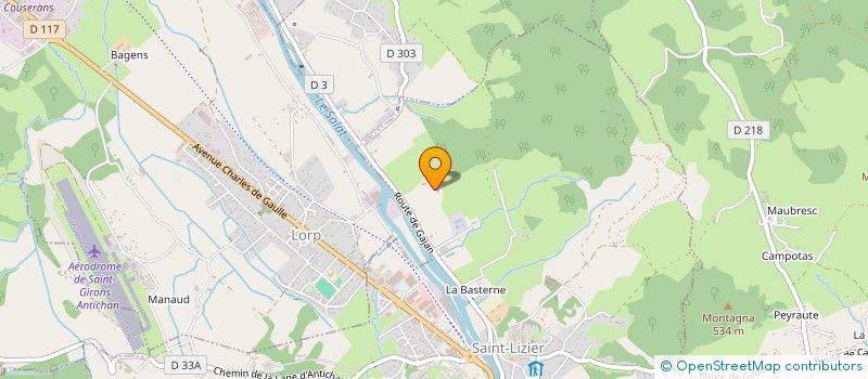 localisation de l'entreprise 879 758 803 à LA BASTIDE-DU-SALAT