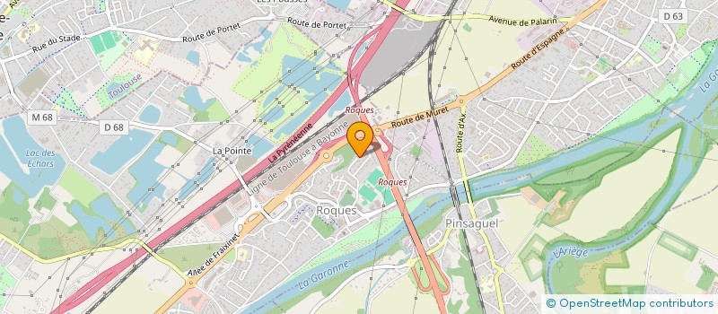 localisation de l'entreprise 879 772 101   ROQUES