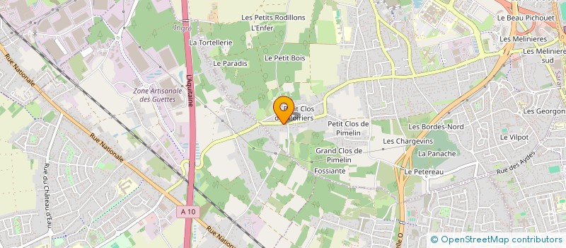 localisation de l'entreprise 879 807 642   SARAN