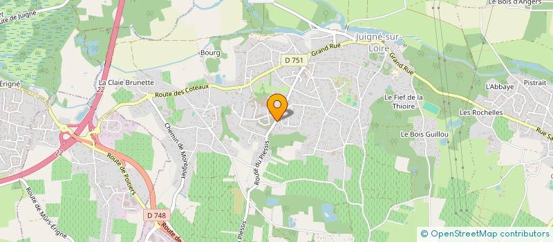 localisation de l'entreprise 879 813 970  à LES GARENNES SUR LOIRE