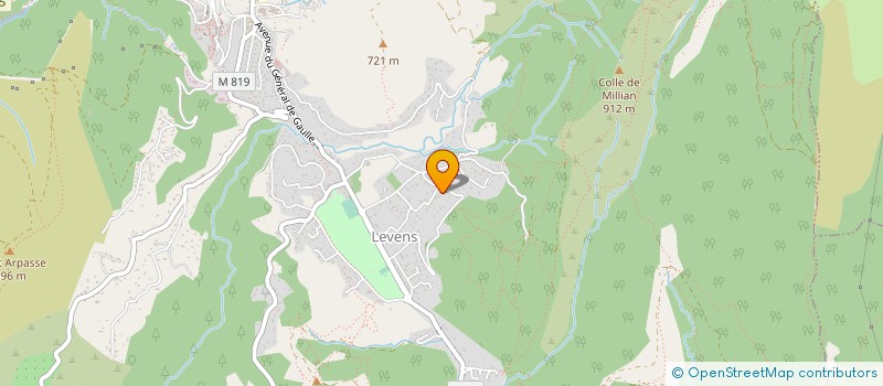 localisation de l'entreprise 879 818 615   LEVENS