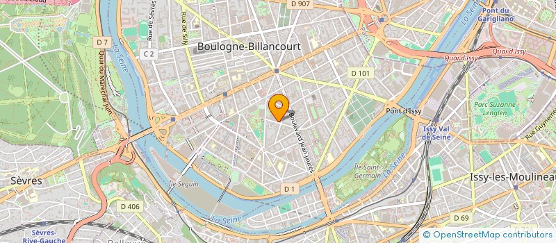 localisation de l'entreprise 879 847 648 à BOULOGNE-BILLANCOURT