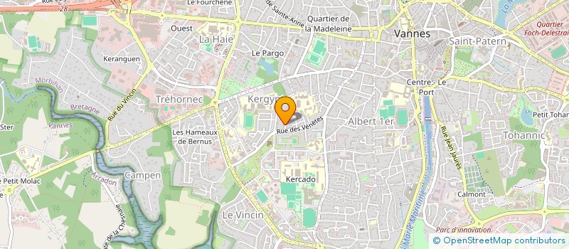localisation de l'entreprise 879 850 501   VANNES