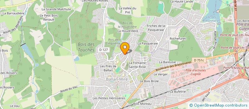 localisation de l'entreprise 879 873 073   BALLAN-MIRE