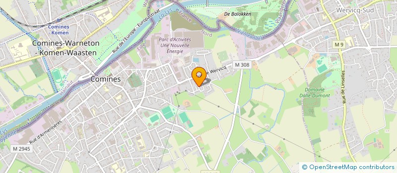 localisation de l'entreprise 879 889 004   COMINES