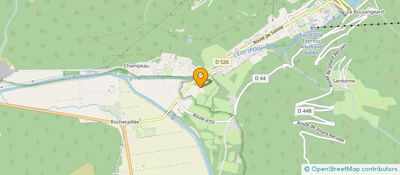 localisation de l'entreprise 879 918 639   ALLEMOND