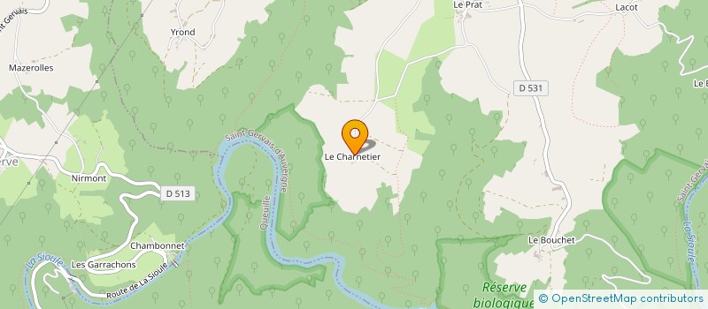 localisation de l'entreprise 879 945 525   SAINT GERVAIS D'AUVERGNE