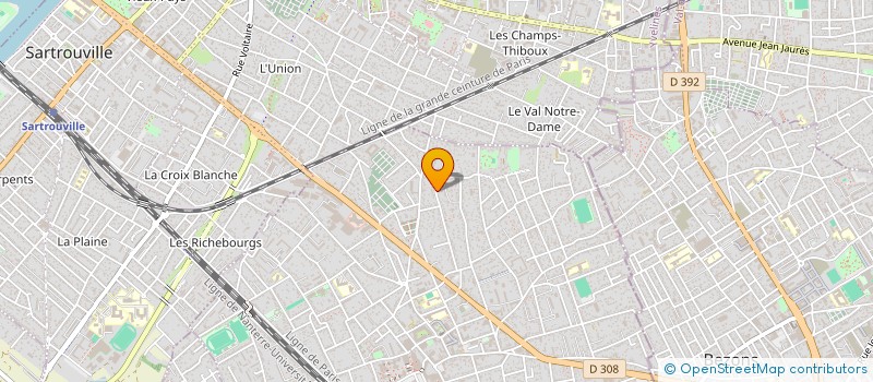 localisation de l'entreprise 879 977 635  à SARTROUVILLE