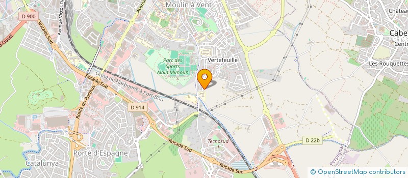 localisation de l'entreprise 879 989 655   PERPIGNAN