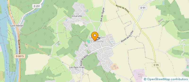 localisation de l'entreprise 88.17 INVEST  SAINT-AUBIN-CELLOVILLE