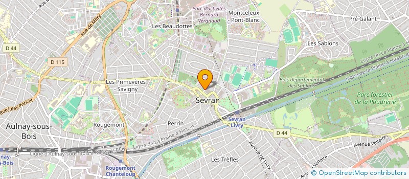localisation de l'entreprise 88 AES  SEVRAN