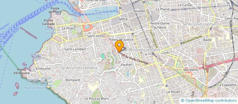 localisation de l'entreprise 88 BD NOTRE DAME à MARSEILLE