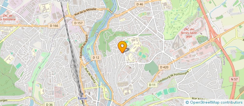 localisation de l'entreprise 88 ETANCHEITE à EPINAL