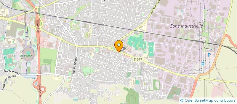 localisation de l'entreprise 88 REPUBLIQUE  MEYZIEU