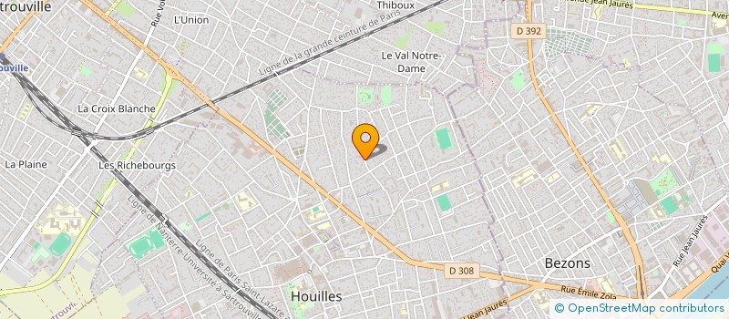 localisation de l'entreprise 88 VITALSTREET  HOUILLES