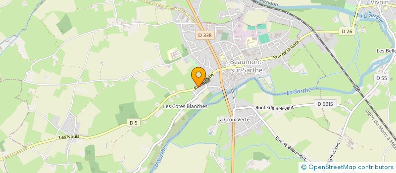 localisation de l'entreprise 880 046 131   BEAUMONT-SUR-SARTHE