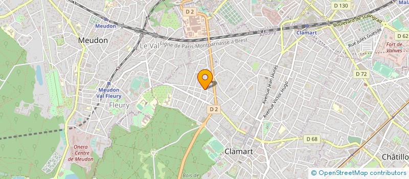 localisation de l'entreprise 880 058 565 à CLAMART