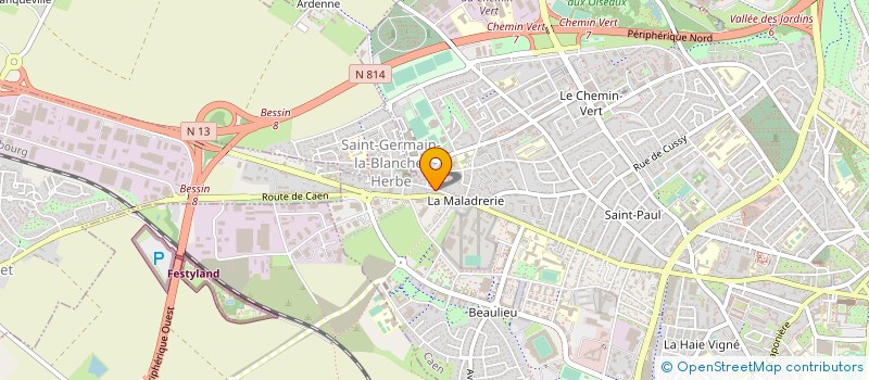 localisation de l'entreprise 880 085 618  à CAEN