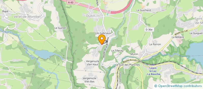 localisation de l'entreprise 880 125 885   DULLIN