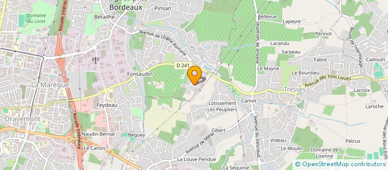 localisation de l'entreprise 880 134 770   BORDEAUX