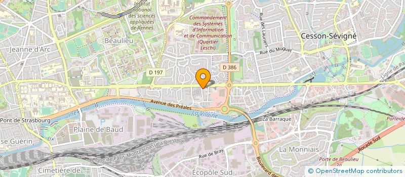 localisation de l'entreprise 880 167 556   CESSON-SEVIGNE