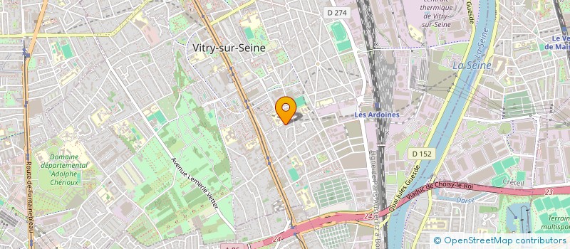 localisation de l'entreprise 880 189 378  à VITRY-SUR-SEINE