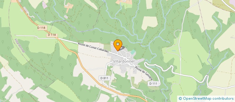 localisation de l'entreprise 880 203 153   VILLARDONNEL