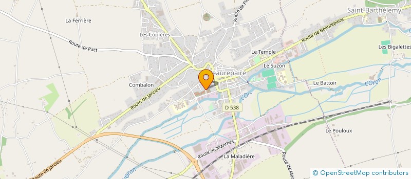 localisation de l'entreprise 880 240 759   BEAUREPAIRE