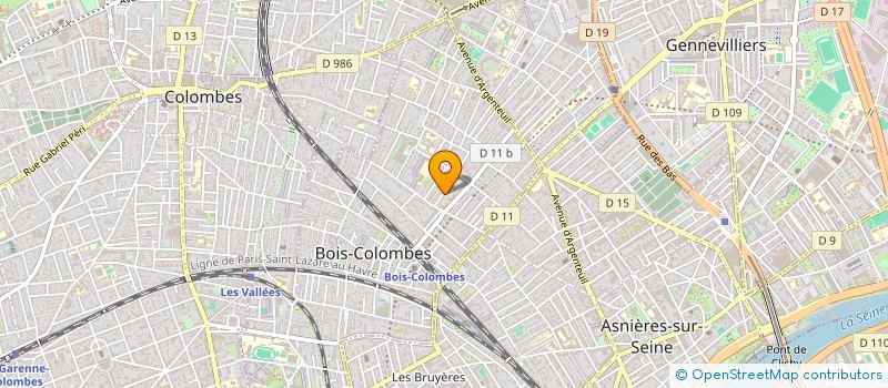 localisation de l'entreprise 880 247 291  à BOIS-COLOMBES