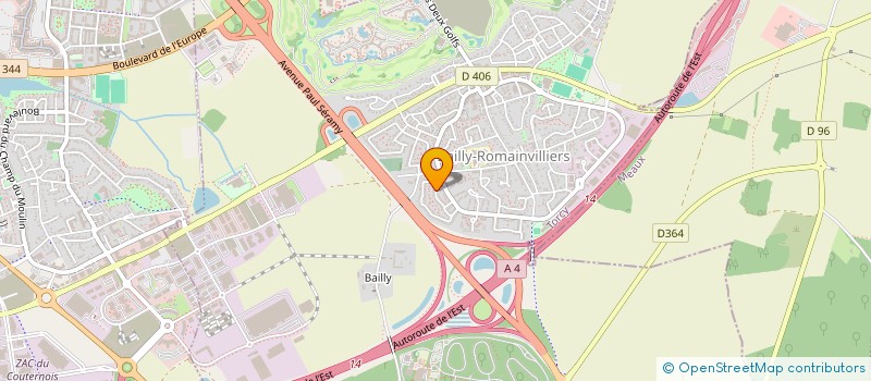 localisation de l'entreprise 880 250 576   BAILLY-ROMAINVILLIERS