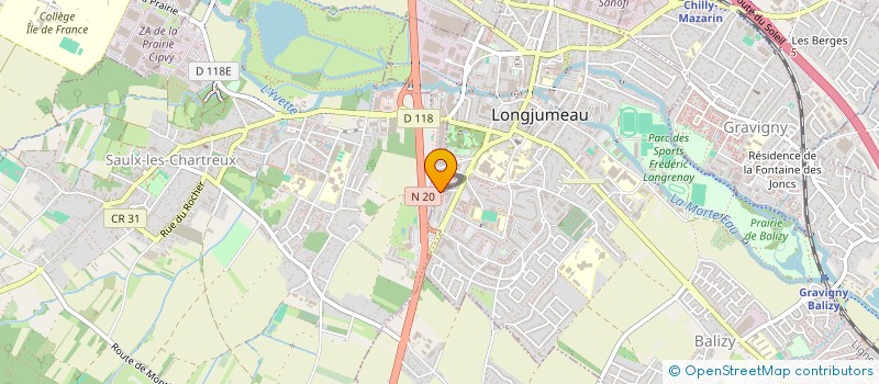 localisation de l'entreprise 880 282 702  à LONGJUMEAU