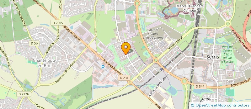 localisation de l'entreprise 880 301 379   MONTEVRAIN