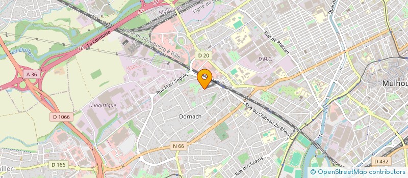 localisation de l'entreprise 880 320 940   MULHOUSE