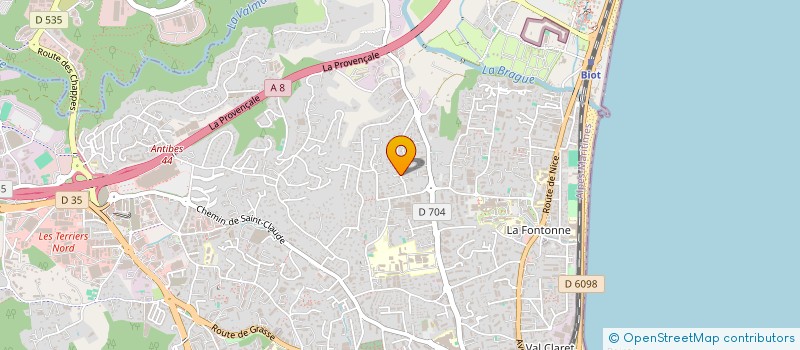 localisation de l'entreprise 880 333 174 à ANTIBES