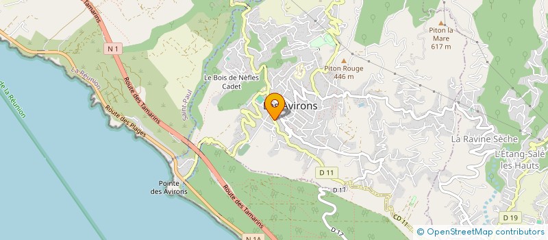 localisation de l'entreprise 880 333 596   LES AVIRONS