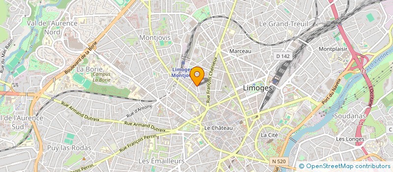 localisation de l'entreprise 880 345 160   LE PALAIS-SUR-VIENNE