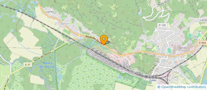 localisation de l'entreprise 880 346 945   CULOZ-BEON