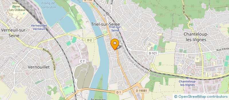 localisation de l'entreprise 880 363 213   TRIEL-SUR-SEINE