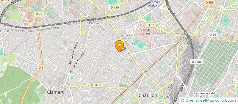 localisation de l'entreprise 880 382 866 à CLAMART