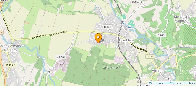 localisation de l'entreprise 880 405 436   DOMBLANS